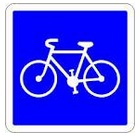 panneau voie facultative (carré)