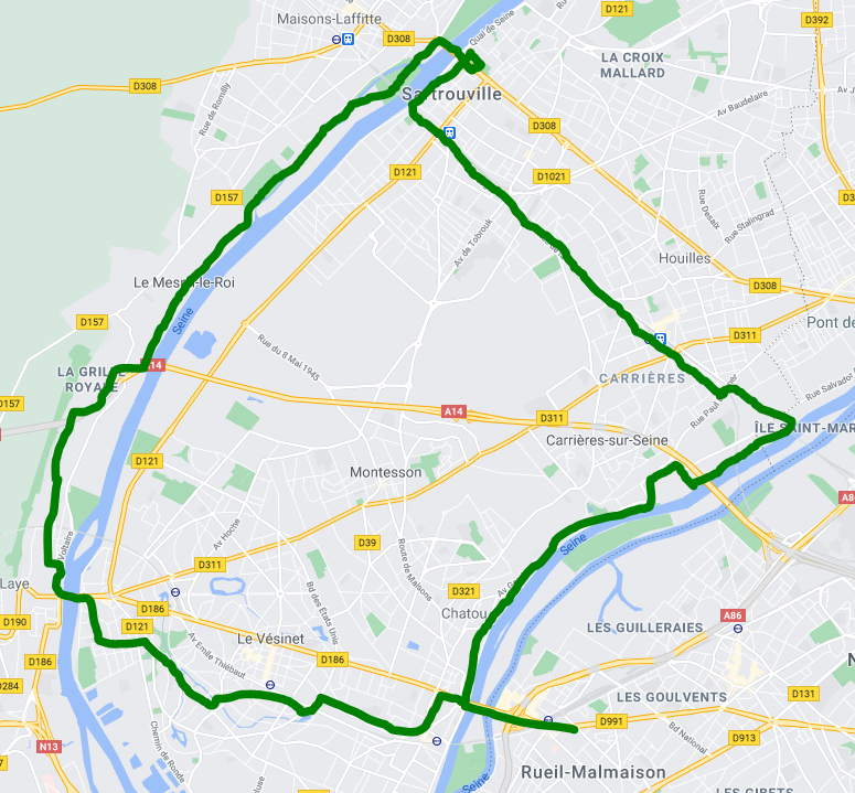 Parcours du 4 04 2021