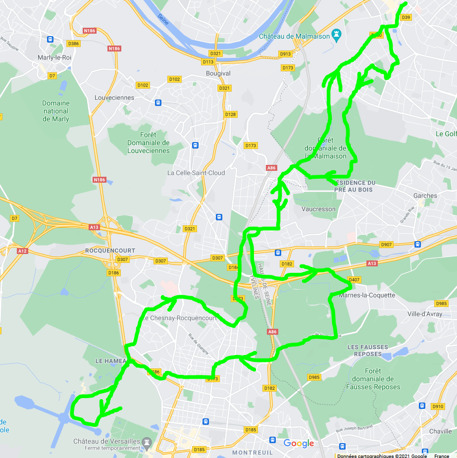 Parcours du 02 05 2021