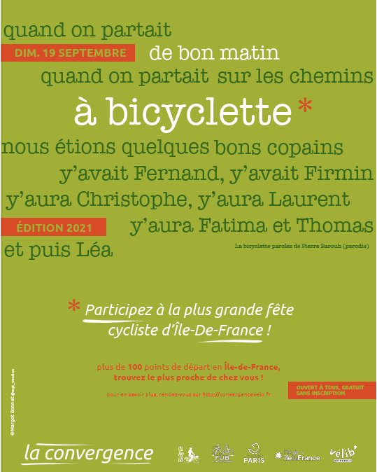 Affiche Convergence Vélo 2021